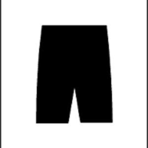 Bal Togs 1315 Black Girl's Size Medium (8-10) Bike Shorts Jazz Shorts